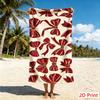 Oversized Microfiber Beach Towel Bowknot Print Quick Dry Sand Free Giant Bath Sheet Large XL Swim Towel Travel Mat Pool Blanket