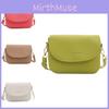 Stylish Street Fashion Pu Saddle Bag With Car Stitching Elements