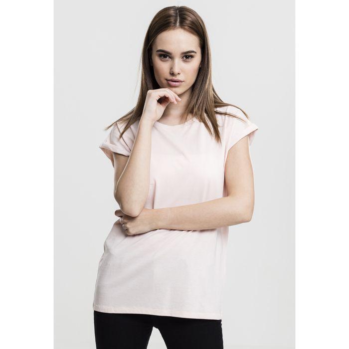 T-shirt femme - Urban Classic - Extended - Rose pâle - Manches longues - 100% coton