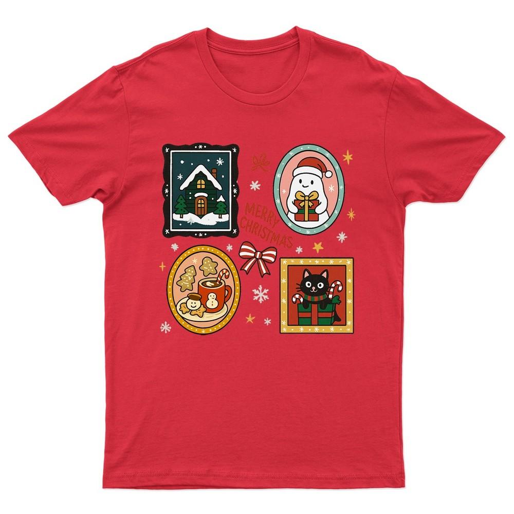 Merry Christmas Holiday Santa TShirt Unisex Gift Retro Seasonal Funny Xmas