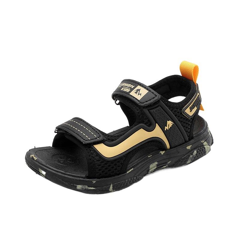 Children's sandals men's soft-soled non-slip medium and large children's small boys casual beach shoes