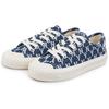MLB Playball Slip Resistant, Abrasion Resistant, Breathable Low top Canvas Shoes Unisex Navy Blue 32SHPM111-50N