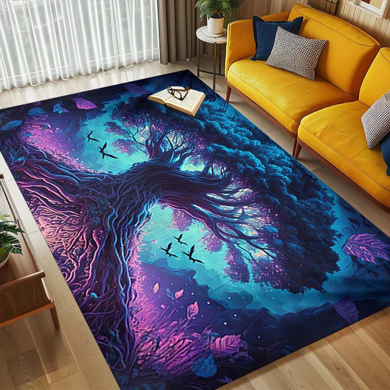 Forest Living Room Nonslip Area Rug Soft Carpet For Bedroom Game Playroom Sofa Office Home Decor Doormat Christmas Gift C9302661