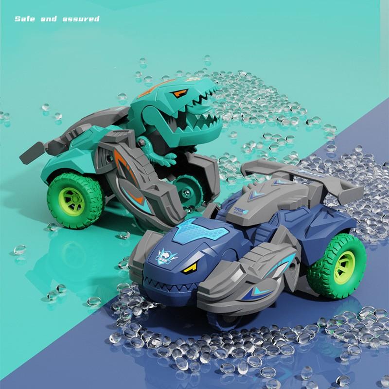 Kouzlo Děti Dino Auto Posuvné Transformace Kluci Dárky Hračka Setrvačná deformace Dinosaurus Auto Auto