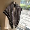 110*110cm Soft Square Scarf Polka Dot Women Hairband Fashion Silk Scarf  for Women Girls