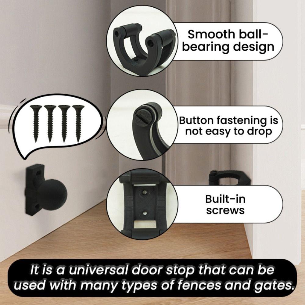 Noise Reduction Security Door Stopper Portable Finger Pinch Guards Child Safety Lock  Hotel Bedroom