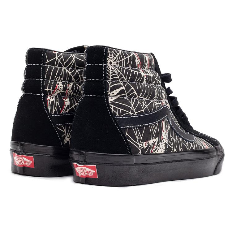Vans Sk8-Hi 38 DX 'Anaheim Factory OG - Black Spider Web' (Unisex) Black / Spider Web Skate Shoes VN0A38GF1JJ