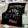 Two Skull Dart Boards Blanket Personalized Name Option Soft Comfortable Stylish For Bedroom Bed Sofa Office Camping Warming Perfect Gift For All