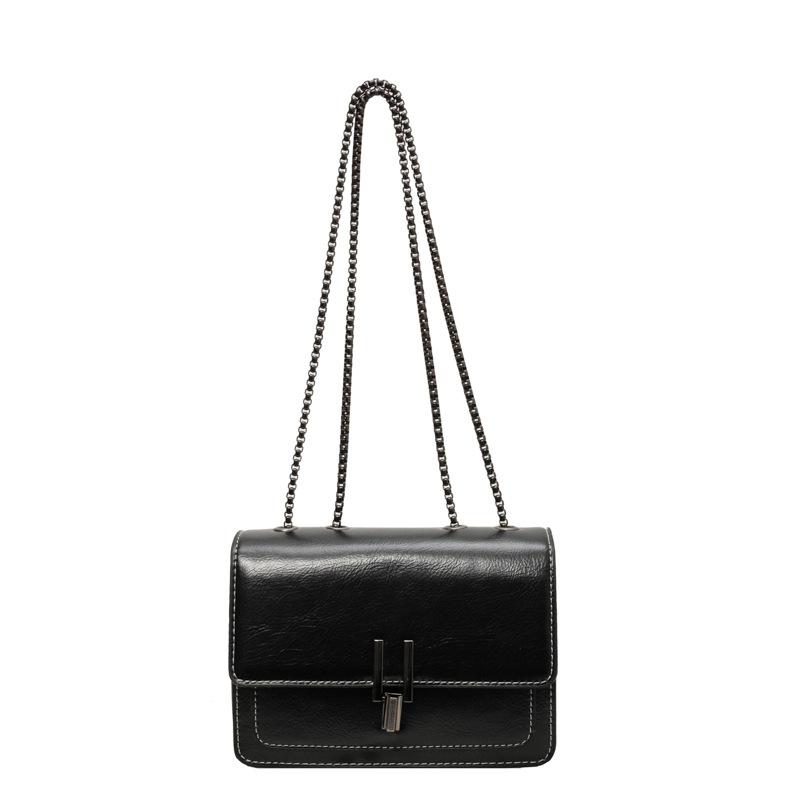 Retro small square bag women's bag popular new trendy fashion chain trendy versatile shoulder messenger bag