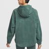 Nike Therma-Fit One Oversize Soft Comfortable Hooded Warm Sweatshirt Women Sweatshirt Green White FV8077-338