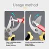 Multifunctional Garden Tool Sharpener Carbide Quick Grinding Aid  for Keeping Pruners Blades Acute