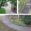 fieldlabo Gardening Mold for Concrete and Mortar - DIY Self-Build Brick Pattern for Sidewalks, Stepping Stones, Cobblestones, and Paving Stones (Set o