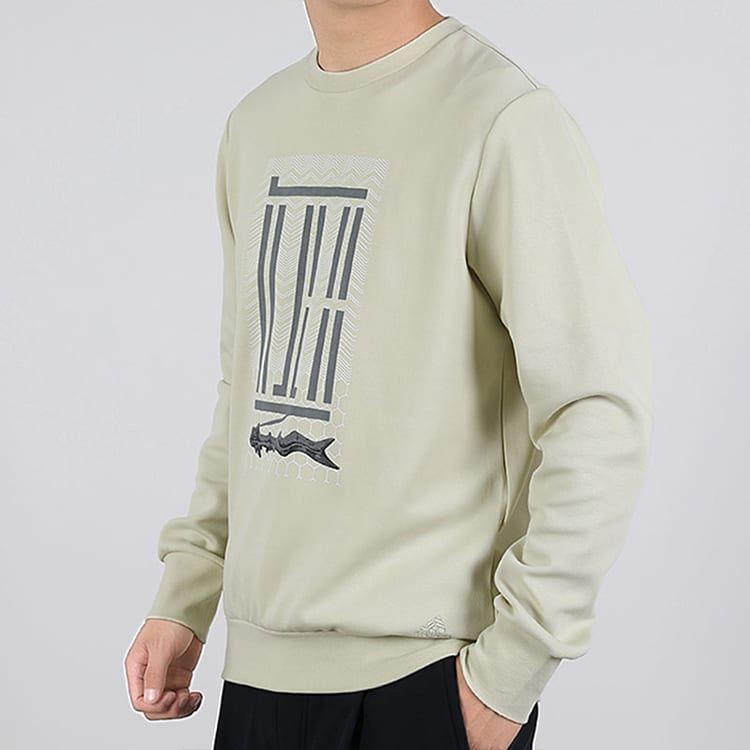adidas Sweatshirts Men's Sandstorm Soil Crew Neck Moderate Regular GM4482