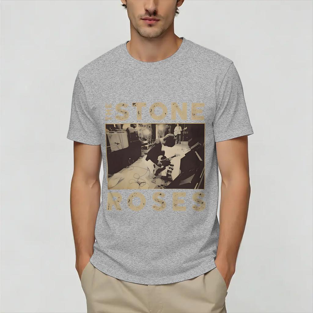 The Stone Roses T-shirt Zomer Mode T-shirts Unisex 100% Katoen Ronde Hals Oversized Top T-shirts Korte Mouw Y2K Retro T-shirt