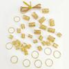 Piece TEUMSHEIN Explosive DIY Wig Dreadlocks Jewelry Accessories Hollow Iron Ring Hair Extension Ring