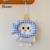 Fabric Tissue Holder Hanging Box Holder, Foldable Napkin Dispenser, Bathroom Paper Towel Durable Portable Storage Organizer, for Car And Office
