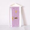 Wooden Entryway Door for 1:12 Scale Dollhouse