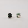 Green Tourmaline Gemstone 925 Sterling Silver Jewelry Handmade Stud Earring 1" For Your Love EE-181-17