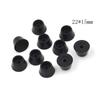 10 stuks zwarte rubberen ronde kast instrument koffer voeten voet ronde bumpers pads