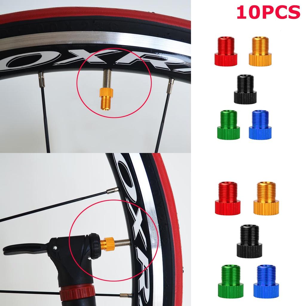 Iplusmile American Style Valve Bicycle Inflator Adapter Presta Valve Adapter