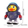 Dancing Space Ducks Toy With Music Lights ,1-3 Year Olds Educational Interactive Waddling Ducks Space-Themed Design For Kids
