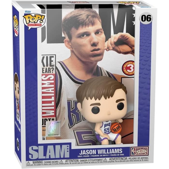 Figurine Funko Pop! Magazine Covers : Slam NBA- Jason Williams - Blanc - Homme