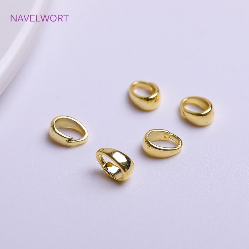 

18K Gold Plating Brass Narrow Tapered Solder-On Pendant Bail,Droplet Shape Bailes For Jewelry Necklace Making Accessories 20 pieces