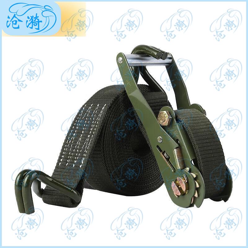 Military Green Cargo Lashing Strap & Tightener