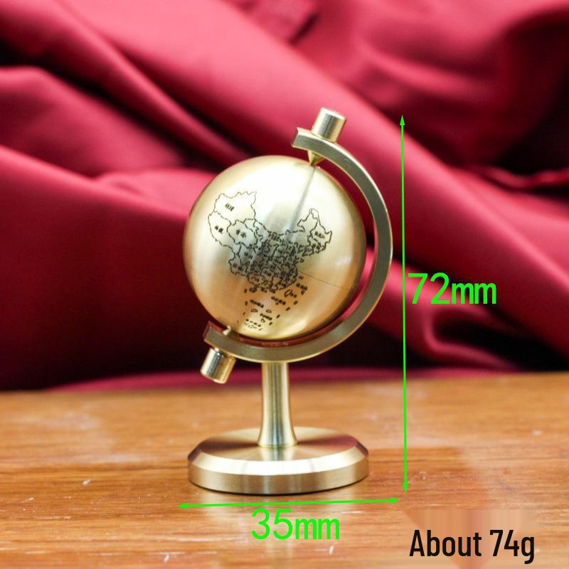 

Автоматичний обертовий латунний глобус-прикраса для кабінету, вітальні, робочого столу або для автомобіля