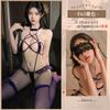 Purple sexy lingerie one-piece teasing pure desire seduction female passion lace hanging neck tight three-point style