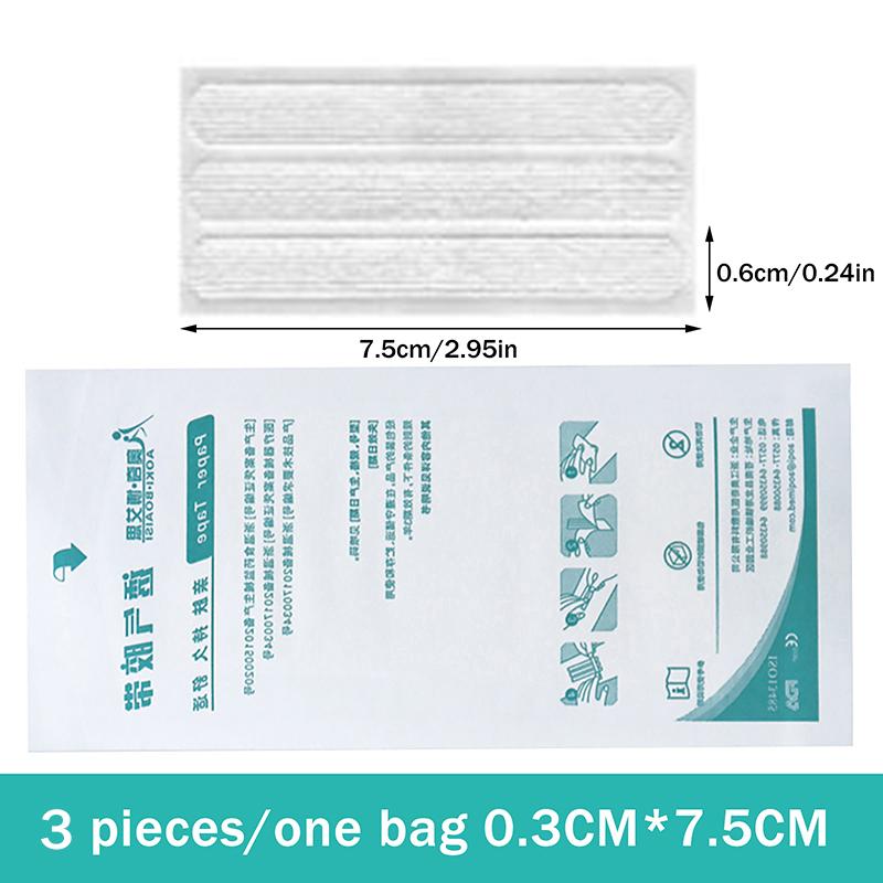 3/5/6Pcs Wound Closure Tape Adhesive Sterile Medical Bandage Strip Skin Repair First Aid Kit Surgical Breathable Tape