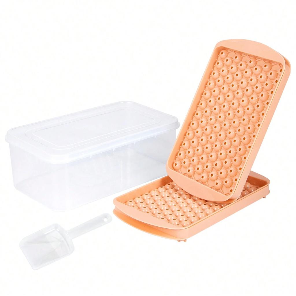 2/3/4PCS 104 Grids 3D Round Ice Cube Tray Frozen Whiskey Ball Popsicle Ice Cube Mold Coffee Juice Ice Ball Maker Kitchen Tools