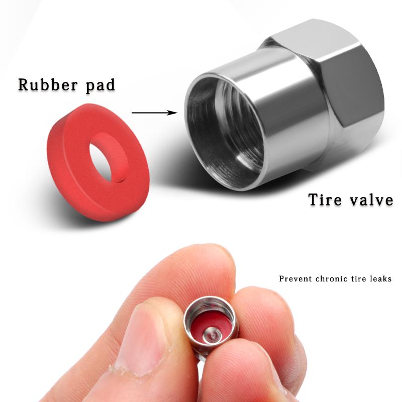 4Pcs Car Wheel Tire Valve Stem Cap Airdust Waterproof Cover For Alfa Romeo Sportiva 156 Stelvio Giulia Giulietta 147 159 GT rvcr43
