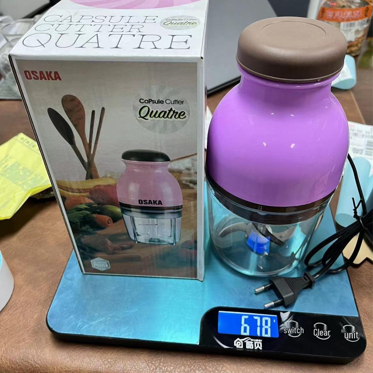 

Электрическая мясорубка и овощерезка 1 л - Многофункциональный кухонный комбайн для детского питания, Европейский стандарт