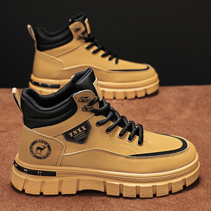 Fashion CYYTL Mens Boots Casual Shoes Cowboy Winter Combat Tactical Motorcycle Chelsea Ankle Work Outdoor Hiking Designer Luxury Leather