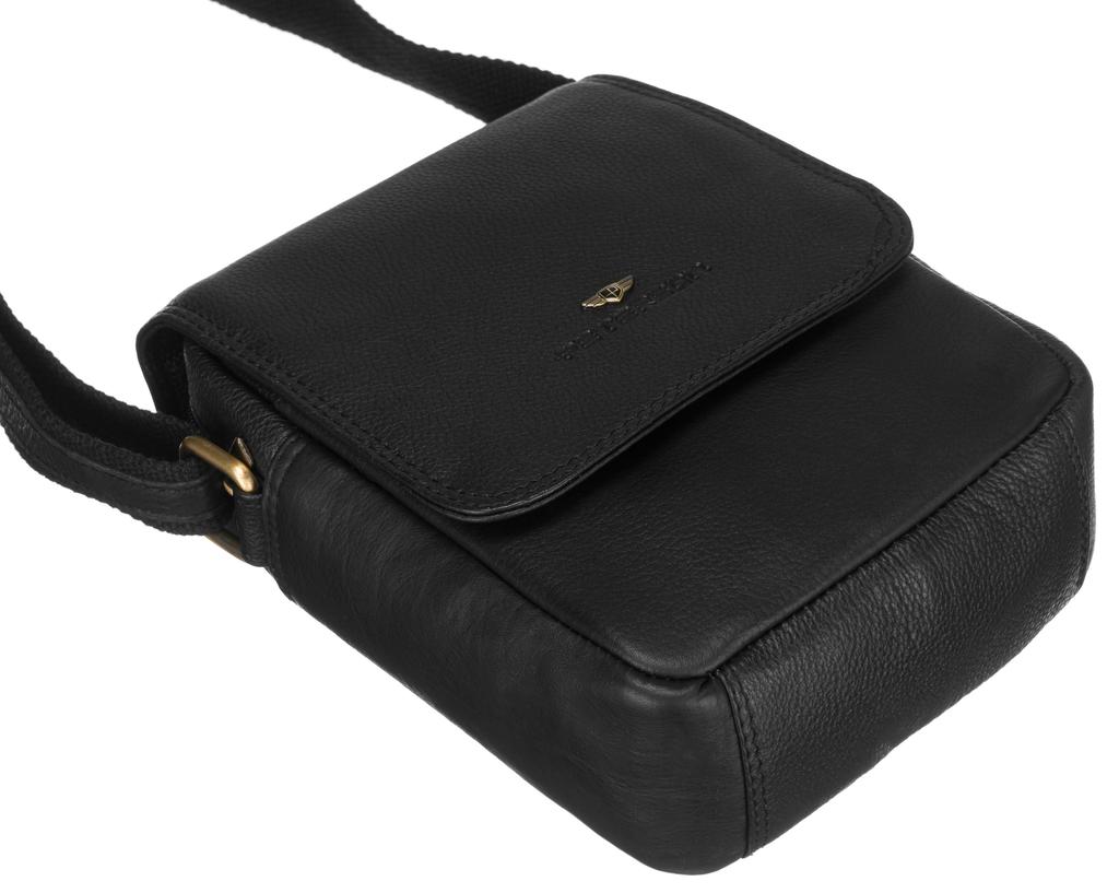 Men's Messenger Bag Made of Natural Leather - Peterson
