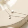 Necklace, Fashionable And Versatile Love Moon Two Layers Two Layers Necklace Item