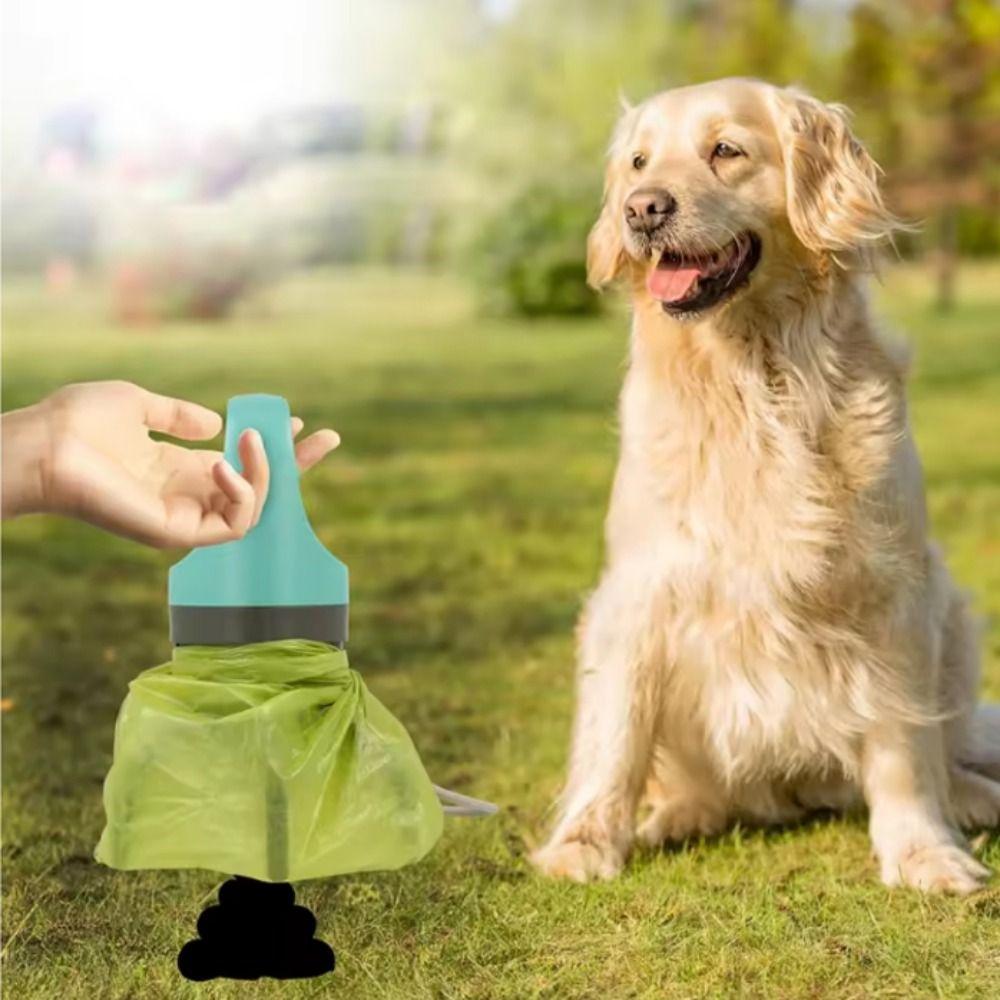 Portable Dog Pooper Scooper Handheld Fecal Collector Lightweight Poop Grabber  Training