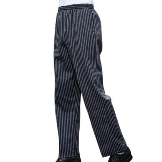 Uniforms Pants Straight Loose Waiter Casual Chef Pants for Work