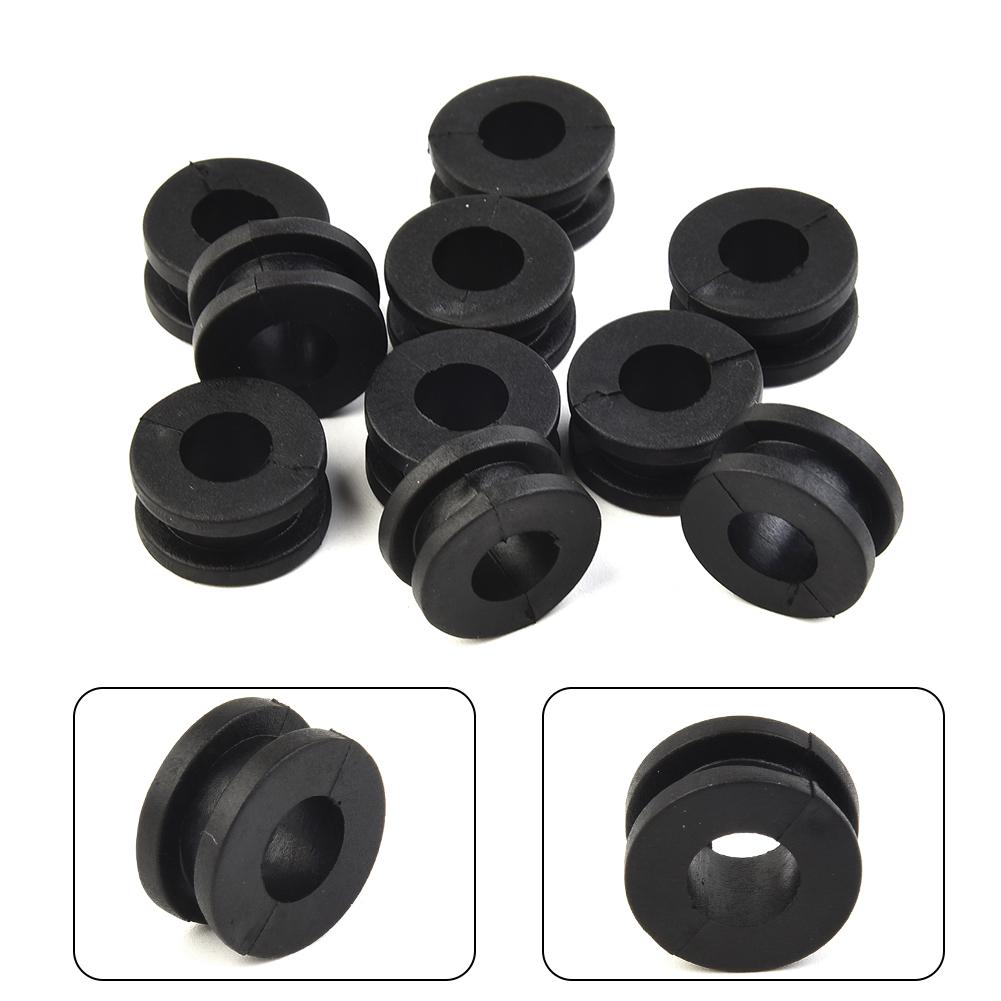 Cover Fairings Grommets ID 9mm Model Motorcycle Mount Set OD 18.5mm Replacement Black Box Engine For Kawasaki ZX-6R