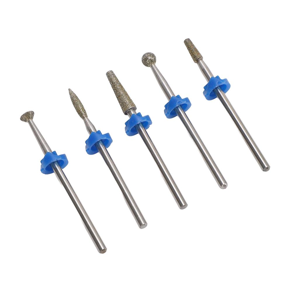 5PCS Nail Drill Bits Set Tungsten Steel Professional Nail Polishing Grinding Heads for Removing Acrylic Nails Gel