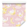 Stars, Kittens and Moons Wallpaper for Living Room and Bedroom 50x1000