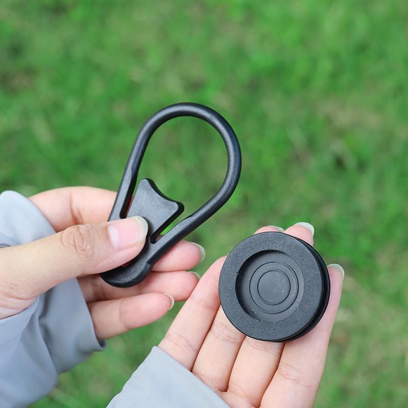 6pcs Outdoor Camping Mountaineering Tent Clip Awning Shade Pergola Fixed Clip Buckle Rope Plastic Clip Buckle Hiking Accessories