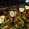 6 Pack Solar Outdoor Pathway Lights Waterproof Garden Lights for Lawn Yard Decor