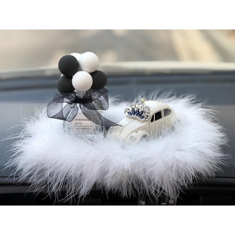 Elegant Car Interior Decor: Stylish Lady Dashboard Ornaments