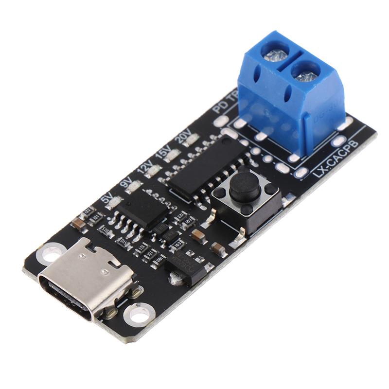 100W 5A Schnellladeplatine Typ-C USB-C QC PD Lockstoff-Trigger-Modul Hochgeschwindigkeits-Ladegerät Power Delivery Boost-Modul