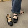 Fashion Women Flat Shoes Fashionable Versatile Square Toe French Mary Jane Shoes Women Summer Soft Soled Beanie Shoes zapatillas de muje