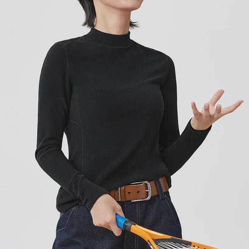 Jiaoxia 3D Thermal Skincare German Velvet Women's Shirt for Autumn/Winter – High-End Base Layer