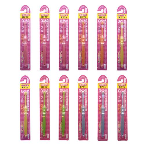 

[Эксклюзив для .co.jp] BULK LIFE Dentfine Junior Детская зубная щетка, Финишная щетка, Возраст 0-2 года, 12 штук