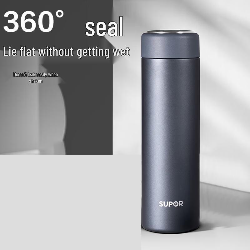 SUPOR 316L Stainless Steel Vacuum Flask with Tea Infuser